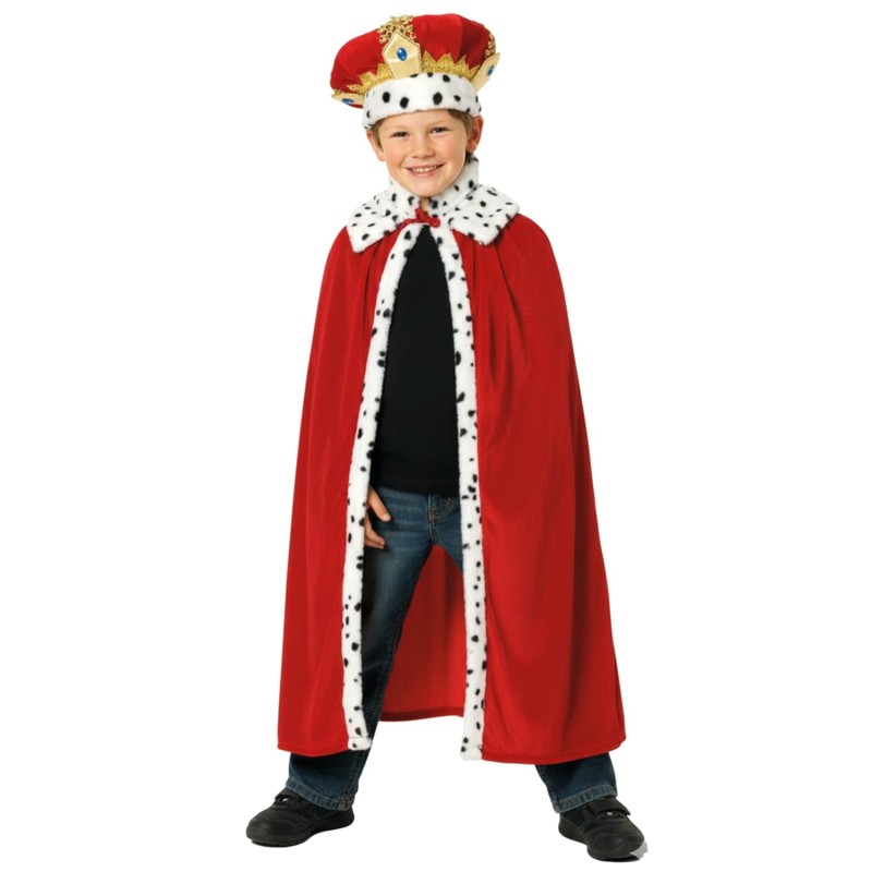 CAPE DE ROI 80 CM ENFANT 