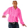 DEGUISEMENT CHEMISE DISCO RUCHE ROSE TAILLE XL-XXL