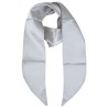FOULARD SATIN ARGENT 10 X 160 CM