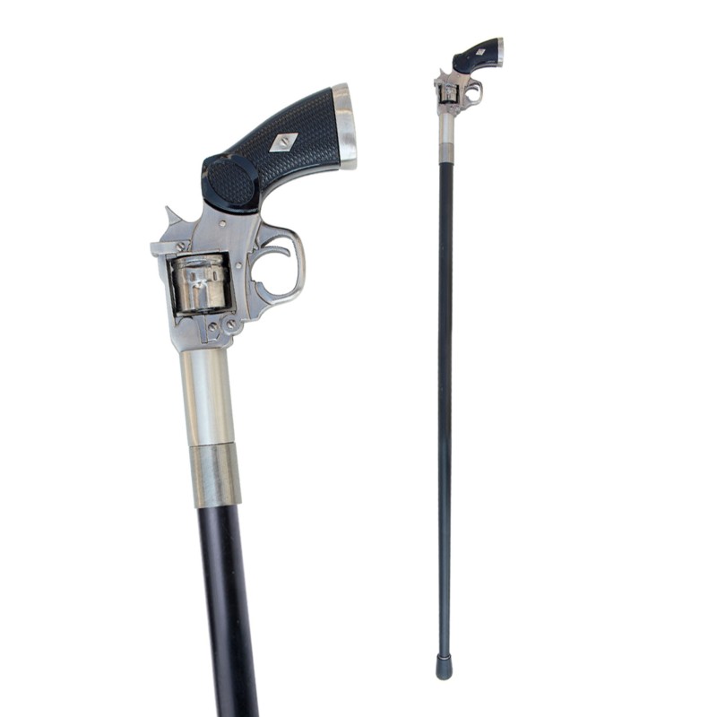 CANNE METALLIQUE PISTOLET COLT 45 94 CM