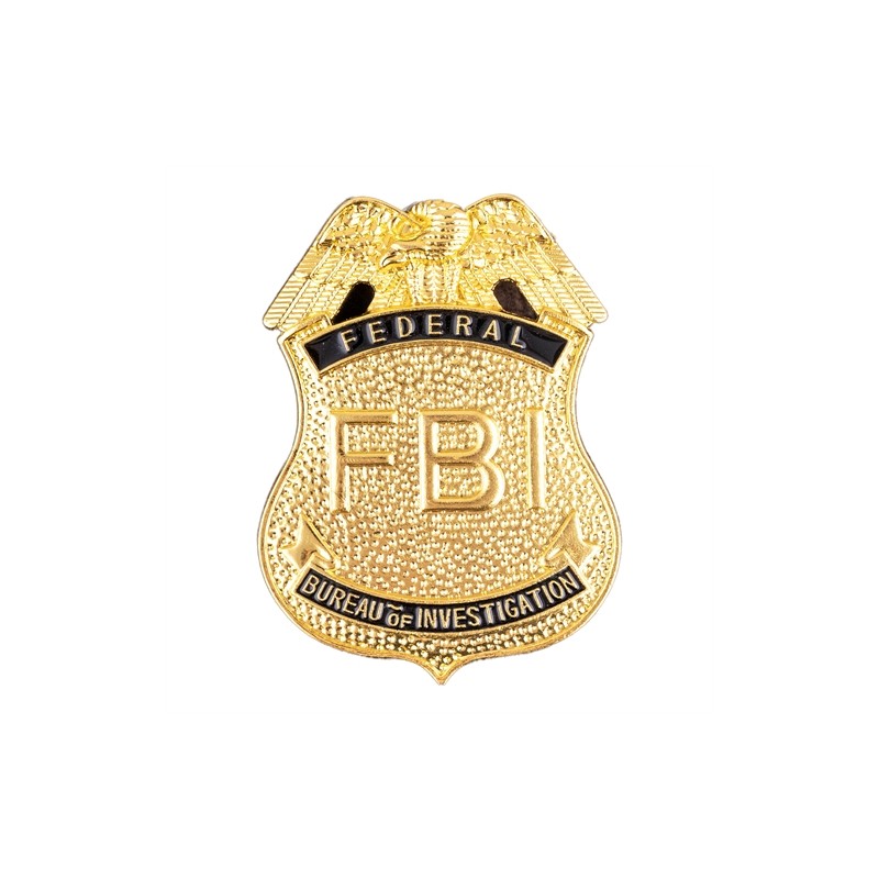 INSIGNE OU BADGE POLICE FBI OR