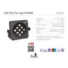 SPOT LED FLAT PAR LUMIERE RGB 