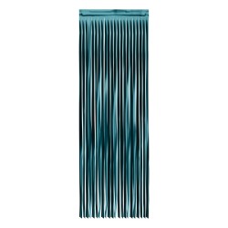 RIDEAU LAME BLEU PETROL 1M X 2.40 M