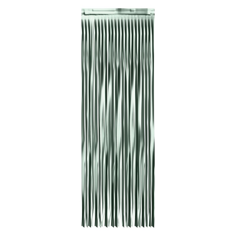 RIDEAU LAME VERT SAUGE 1M X 2.40 M
