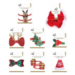 ACCESSOIRES POUR CHEVEUX PINCE OU CHOUCHOU THEME NOEL