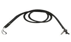 FOUET NOIR SIMILI CUIR 180 CM