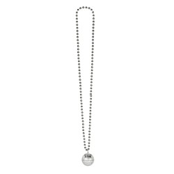 COLLIER BOULE A FACETTE DISCO LED