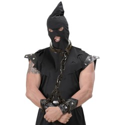 CHAINE DE COU ET POIGNETS ASPECT REALISTE POUR PRISONNIER