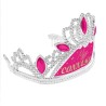 DIADEME HUMORISTIQUE MISS CONNASSE ARGENT ROSE ET OR