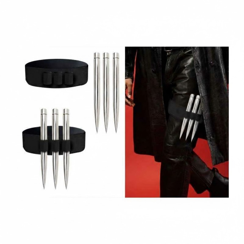 JARRETIERE OU HOLSTER DE JAMBEAVEC 3 BALLES 20 CM