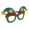 LUNETTES LUTIN DE NOEL ROUGE ET VERT PAILLETTE KITCH