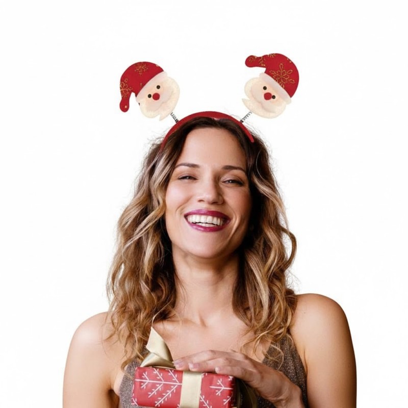 SERRE TETE DE PÈRE NOEL KITCH