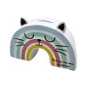 TIRELIRE ARC-EN-CIEL CHAT