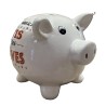 TIRELIRE COCHON BLANC "VIS TES RÊVES"