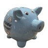 TIRELIRE COCHON BLEU CIEL "POUR M'ECLATER EN VACANCES !"