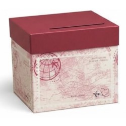 URNE OU TIRELIRE VOYAGE 20,5 x 23 x 20,5 CM 