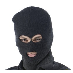 CAGOULE NOIRE EN MAILLE 