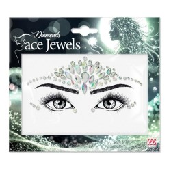 BIJOUX OU STRASS DE VISAGE DIAMANTS ARGENT