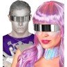 LUNETTES FUTURISTES DE L'ESPACE BANDEAU MIROIR