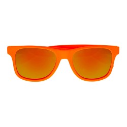 LUNETTES FLUO OU NEON ORANGE VERRES MIRROIR