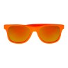 LUNETTES FLUO OU NEON ORANGE VERRES MIRROIR