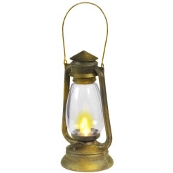 LANTERNE A MAIN TYPE MEDIEVALE AVEC LUMIERE LED