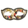 DEMI MASQUE OU LOUP ARLEQUIN VENITIEN