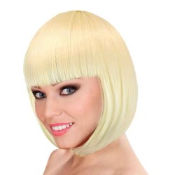 PERRUQUE LOU LOU CARRE COURT AVEC FRANGE BLONDE