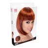 PERRUQUE LOU LOU COUPE AU CARREE AVEC FRANGE ROUSSE