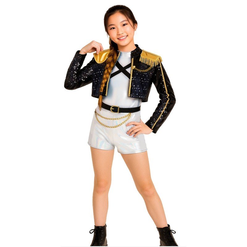DEGUISEMENT POP STAR SILVER LEADER TAILLE 14-16 ANS 