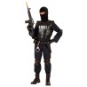 DEGUISEMENT S.W.A.T NOIR TAILLE 10 ANS 140 CM