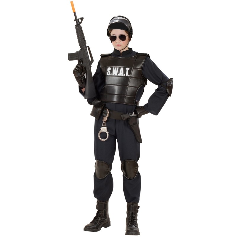 DEGUISEMENT POLICE SWAT TAILLE 158 CM 11-13 ANS 