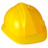 CASQUE DE CHANTIER JAUNE EN PLASTIQUE DUR ENFANT TOUR DE TETE REGLABLE