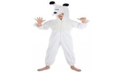 DEGUISEMENT CHIEN BLANC IDEFIX D'ASTERIX ET OBELIX TAILLE 4 ANS