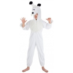 DEGUISEMENT CHIEN BLANC IDEFIX D'ASTERIX ET OBELIX TAILLE 4 ANS