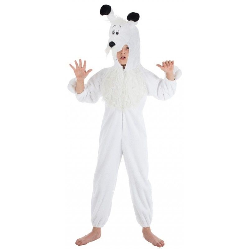 DEGUISEMENT CHIEN BLANC IDEFIX D'ASTERIX ET OBELIX TAILLE 4 ANS