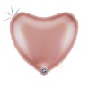 BALLON METALLIQUE COEUR ROSE GOLD 91 CM 36 "
