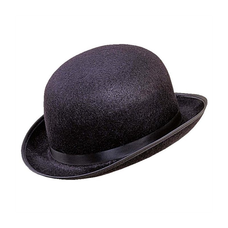 CHAPEAU MELON FEUTRINE NOIR