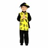 DEGUISEMENT PETIT CHINOIS JAUNE ET NOIR TAILLE 4 -6 ANS