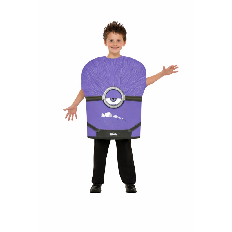 DEGUISEMENT MINION VIOLET TAILLE UNIQUE ENFANT
