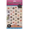 DECORATIONS SUR FILS THEME ROCK N' ROLL ANNEES 50