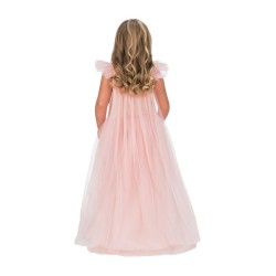 DEGUISEMENT ENFANT PRINCESSE ROSE GOLD JUPE TULLE BUSTIER SEQUINS 140 CM