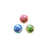BOITE 10 BOULES A FACETTES COLORIS IRISE ASSORTIS DIA 4CM