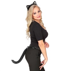 SET CHAT NOIR OREILLE ET QUEUE 