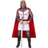 DEGUISEMENT CHEVALIER CROISE BLANC CROIX OCCITANE ROUGE TAILLE XL