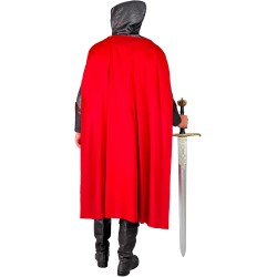 DEGUISEMENT CHEVALIER CROISE BLANC CROIX OCCITANE ROUGE TAILLE XL