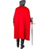 DEGUISEMENT CHEVALIER CROISE BLANC CROIX OCCITANE ROUGE TAILLE XL