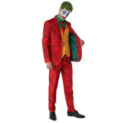 DEGUISEMENT JOKER VILAIN COSTUME ROUGE TAILLE XXL