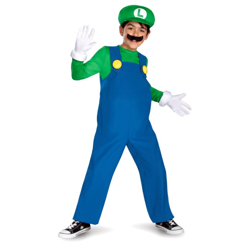 DEGUISEMENT LUIGI LUXE TAILLE 10-12 ANS