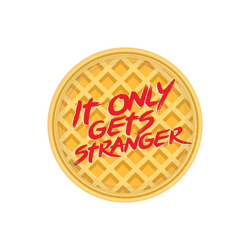 8 ASSIETTES STRANGER THINGS 18 CM